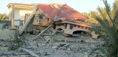 Al-Hamediho rodinný dům po bombardování NATO